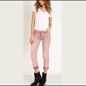 Free People corduroy roller crop pants in size 27